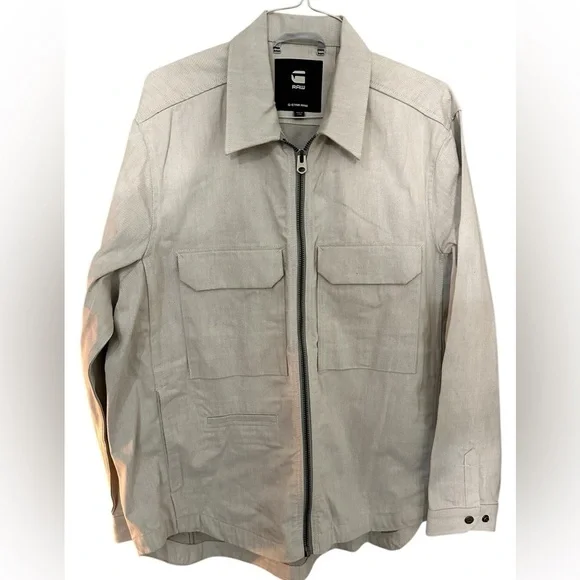 G-Star Raw Zip Overshirt Jacket Size XL NWT